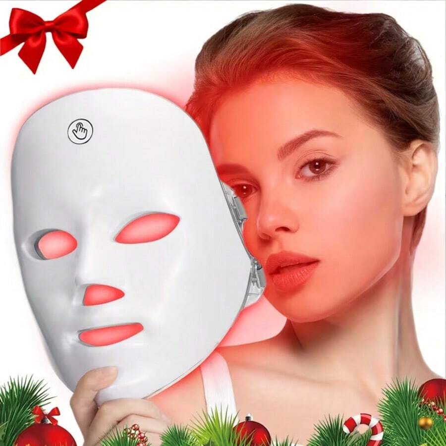 7 Color LED Light Therapy Facial Mask