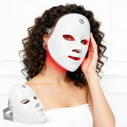 7 Color LED Light Therapy Facial Mask